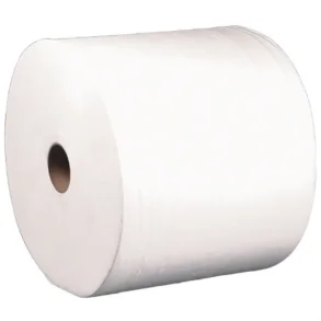 Vrkstedsrulle, 4-lags, 400m x 29,3cm, 34cm, hvid 1 rulle