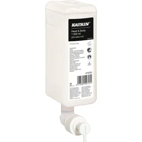 Hr og bodyshampoo, Katrin, 1000 ml, med parfume #47550