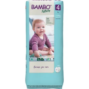 Brneble, tapeble, miljmrket, Bambo Nature, 4, tall 144STK