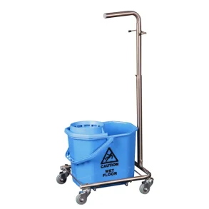 Vindy Minimop-vogn, rustfrit stl