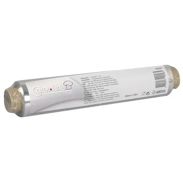 Alufolie, Cater-Line, 150m x 29cm, slv i PE-folie