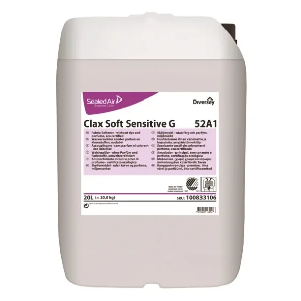 Clax soft Sensitive G skyllemiddel, 20 liter