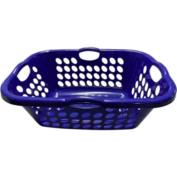 Plastkurv, 68x47x26cm, 55 l, bl, plast