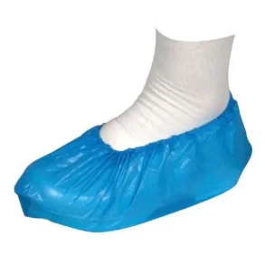 Overtrkssko, Poly-Line, 50 my, bl, 15 cm, 41 cm, 100 stk