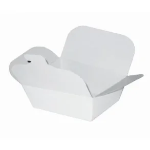 Kinaske lille 500ml 89x109x48mm Karton PE-Belagt Hvid 600stk