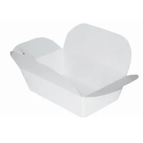 Kinaske 1000 ml 100x165x65 mm Karton PE-Belagt Hvid 300 stk