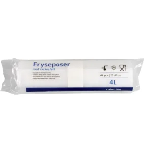 Frysepose, 4 l, klar, LDPE/virgin, 20x40cm 56rl/kolli