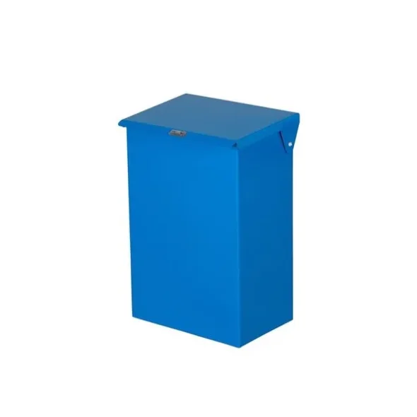 Affaldsspand med lg 27 liter, Bl