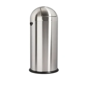 Push bin 52 L Brstet rustfri stl