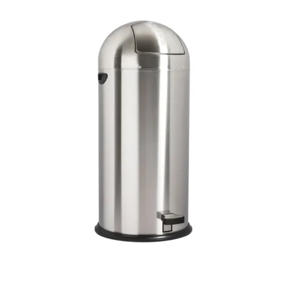 Push Bin m/pedal 52 L rustfri stl