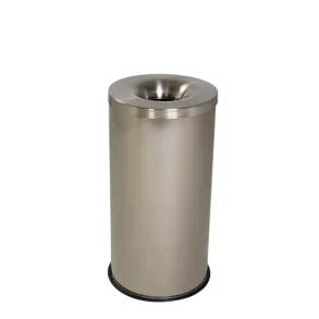 Papirkurv rund 75 L, Rustfri stl