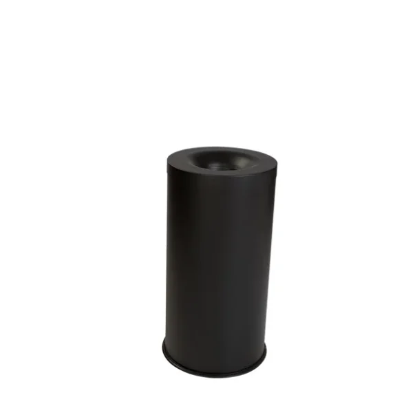 Papirkurv 75L sort Pulverlakeret stl
