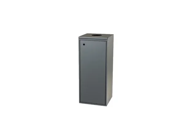 Affald 100 ltr. rundt indkast, Gr - Softclose
