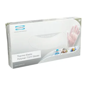 T.E.P. Engangshandsker str. XL, transparent, 200 stk, 
