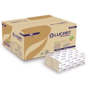 Lucart Hndkldeark EcoNatural Z-fold 2-lag 20x24 cm 3000ark
