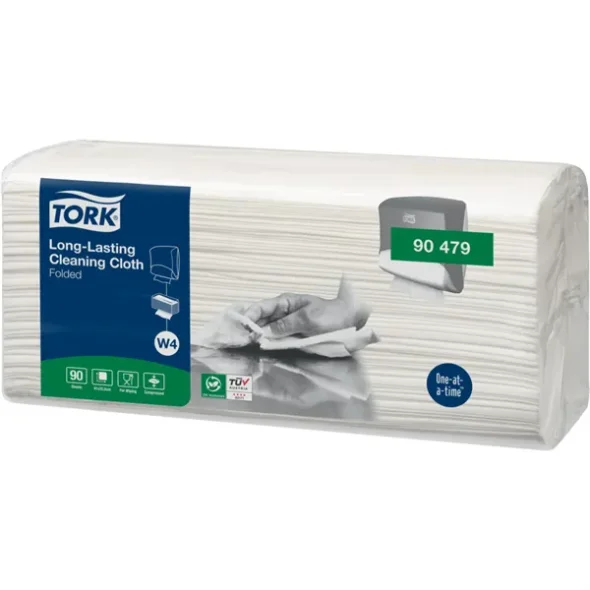 Tork Alt-i-en klud top pak W4 hvid 100 ark/ 5 stk/krt