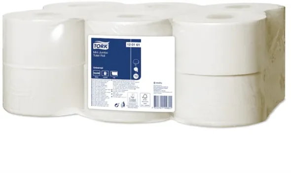 Tork toiletpapir Jumbo Mini T2 Universal, 1-lags, 240 meter, 12 stk