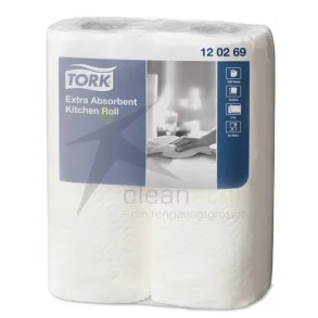 Tork Kkkenrulle Ekstra Plus 2 lags, 15,4 M  24ruller/kolli