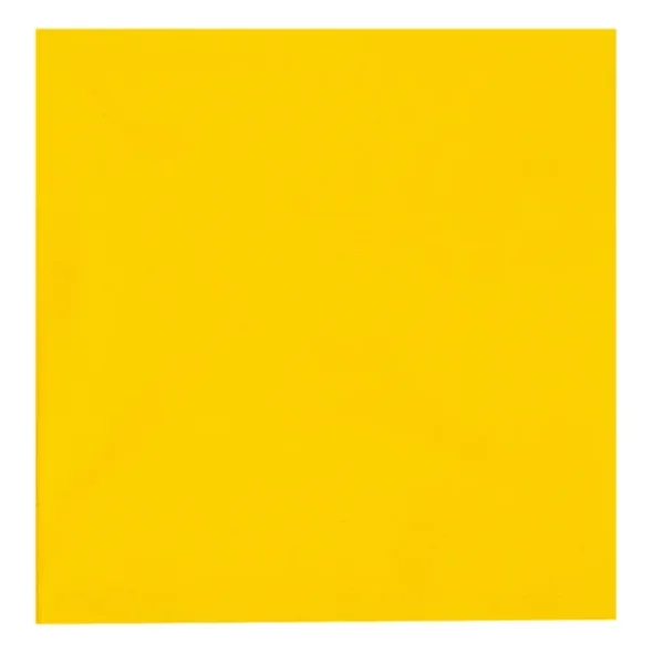 Frokostserviet, Gastro, 3-lags, 1/4 fold, 33x33cm, gul, nyfiber 1680stk/kolli