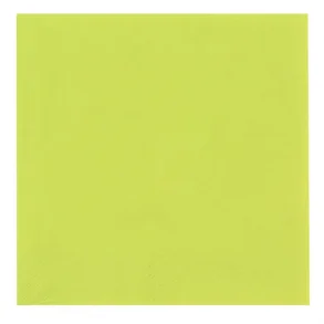 Frokostserviet, Gastro 3-lags 1/4 fold 33x33cm lime 1680 stk/kolli