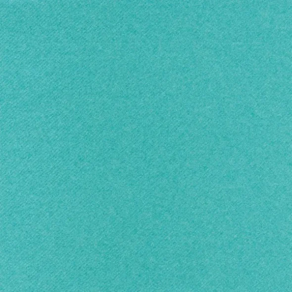 Middagsserviet, Meet, 1/4 fold, 40x40cm, turkis, airlaid 600stk