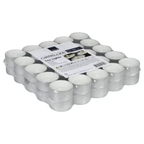 Fyrfadslys, Emotion, 3,9cm, hvid, 6 timer, paraffin 50stk/pak