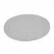 Plastlock klar PET � 185 mm till salladssk�l 900+1300 ml brun 6 ps x 50 st/krt