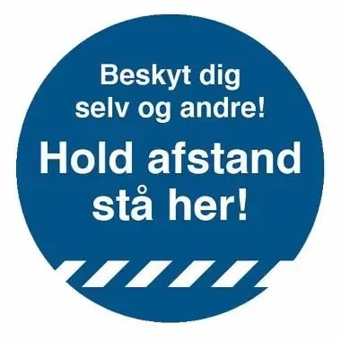 Gulvmrke Hold afstand 