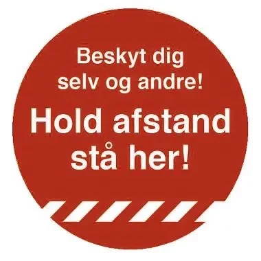 Gulvmrke Hold afstand 