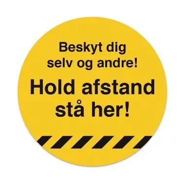 Gulvmrke Hold afstand 