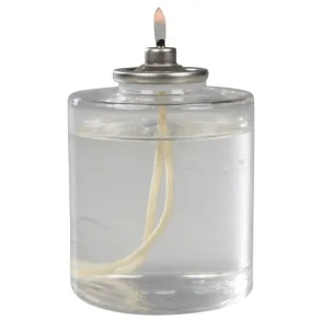 Olielys, 7,4x5,9cm, hvid, 40 timer, palmekerneolie 36 stk