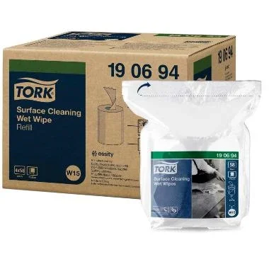 Tork Wet Wipes spand vdeservietter, 58 ark/spand