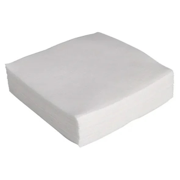 Kaffeserviet, 1-lags, 1/4 fold, 24x24cm, hvid,  9000 stk/kolli