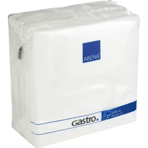 Kaffeserviet, ABENA Gastro, 2-lags 1/4 fold, 24x24 4000 stk