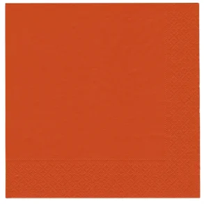 Serviet 2lags 40x40 cm 1/4 orange 2000 stk