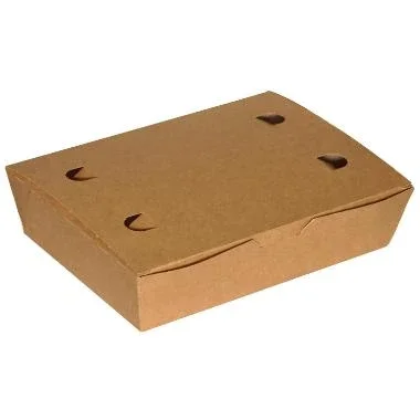 Plseske Stor L200xB140xH50mm Pap m/lg Brun/Hvid 170stk/krt