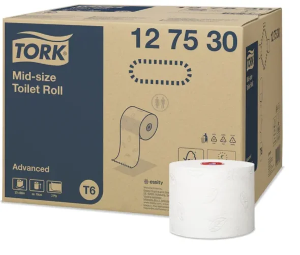 Tork T6, Toilet Compact ruller, 27 stk #127530