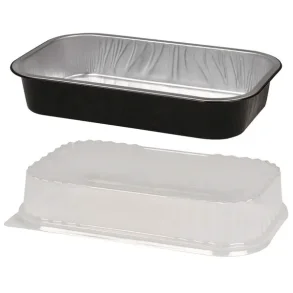 Aluminiumsbakke Ready2Cook 26,5x16,2x4,7cm,sort 1400ml 300stk