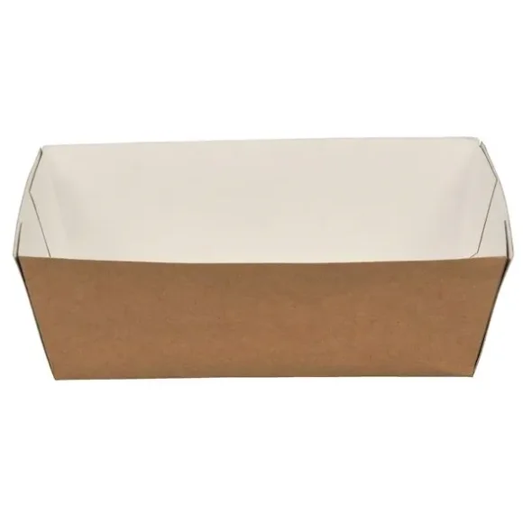 Pommes bakke 14,5x8x5,3cm, 235 g/m2, konisk, nr.2  90stk/pak