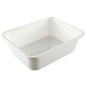 Bakke, 22,7x17,8x7cm 1965 ml hvid CPET 1-rums 216stk/kolli