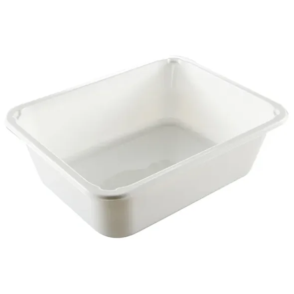 Bakke, 22,7x17,8x7cm 1965 ml hvid CPET 1-rums 216stk/kolli