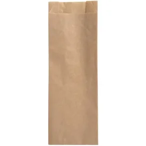 Hotdog pose 19x7cm 40 g/m2 brunpapir m/fals lille 1000stk