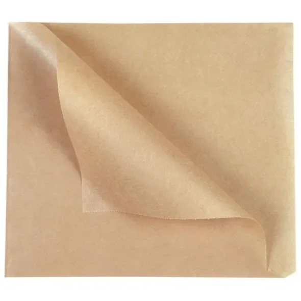 Burgerlomme, 14x13cm, 32 g/m2, brun, papir/PE, lille 1000stk