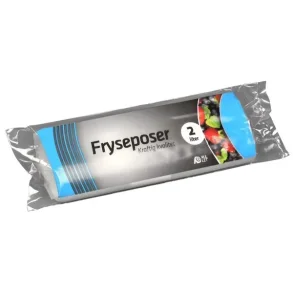 Frysepose, 2 l, klar, LDPE/virgin, 15x34cm 42 rl/kolli