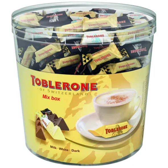 Chokolade, Toblerone Tiny mix, cylinder 1 btte