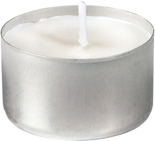 Fyrfadslys, hvid, Duni, 6 timer 39mm    1x 300stk