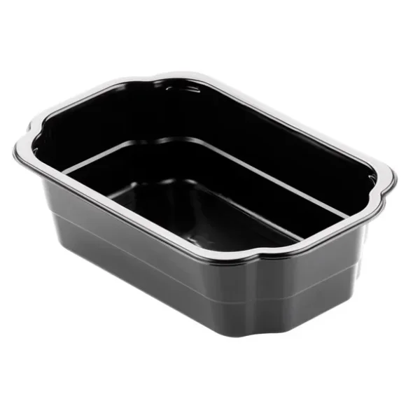 Duni PP/Mineral takeAway forme Sort 1750ml 220stk/krt