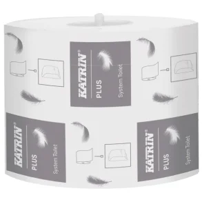 Katrin Toiletpapir Plus system, 2 lags, hvid, 36 stk/kolli