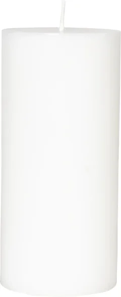 Bloklys ren stearin 70x150 mm, hvid 12stk/krt
