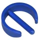 Clips til fremf�rer, bl�, plast